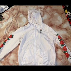 Empyre Keana Rose White Windbreaker Jacket